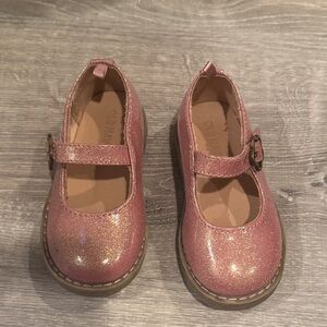 Old Navy Glittery Pink Mary Jane Shoes
